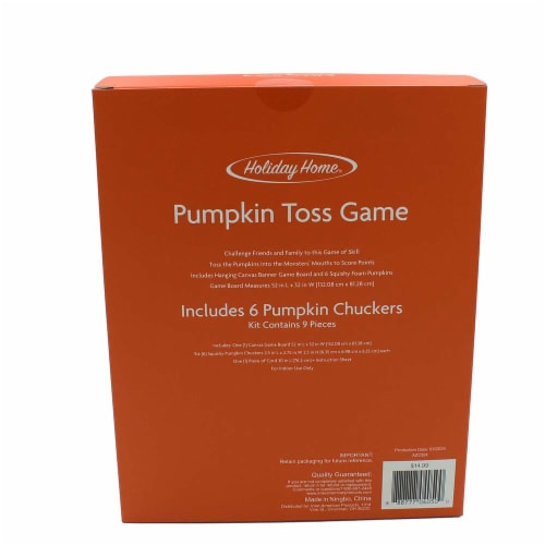 Holiday Home® Pumpkin Toss Game Perspective: back