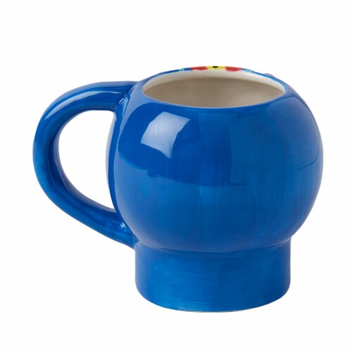 Holiday Home® Day of the Dead Figural Skull Mug – Blue Perspective: back