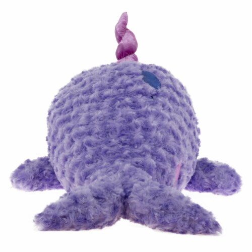 Holiday Home 22 Inch Purple Narwhal Plush Perspective: back