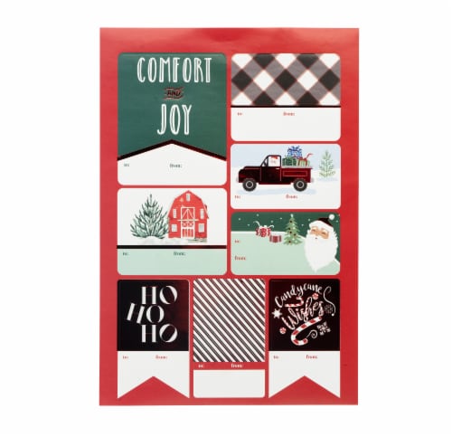 Holiday Home® Specialty Comfort & Joy Gift Tags Perspective: back