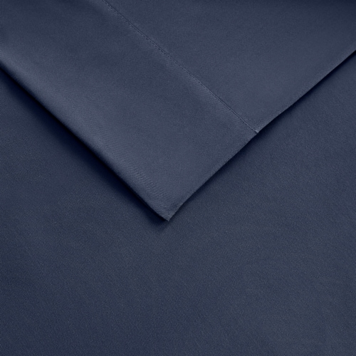Modavari Home Bamboo Sheet Set - Blue Perspective: back