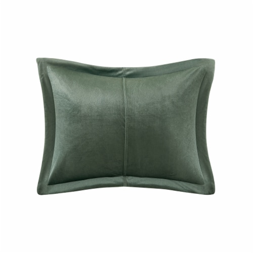 HD Designs Sherpa Comforter Set - Green Perspective: back