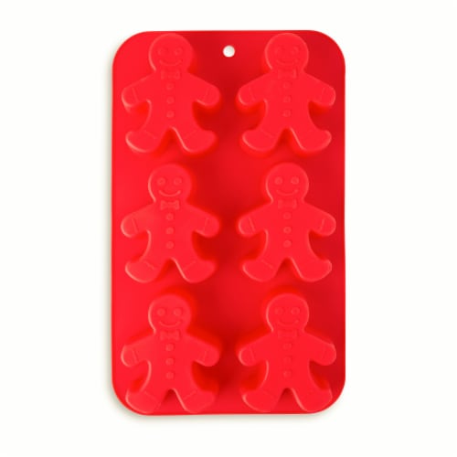 Holiday Home Silicone Bakeware Pan - Gingerbread Perspective: back