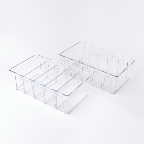 Everyday Living® Closet Storage Bin With Removable Divider Perspective: back