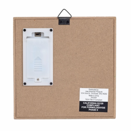 Holiday Home LED Angel Block Table Sign Perspective: back