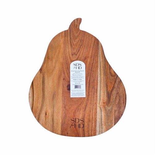 SDS for HD Designs Harvest Medium Wood Pear Shaped Board Perspective: back