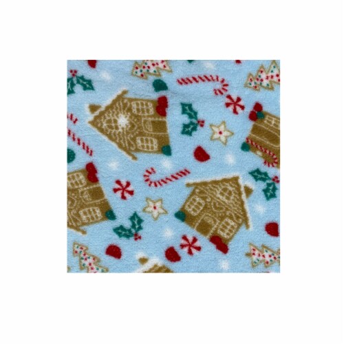 Holiday Home Ginger Bread Holiday Throw & Pillow Set Perspective: back