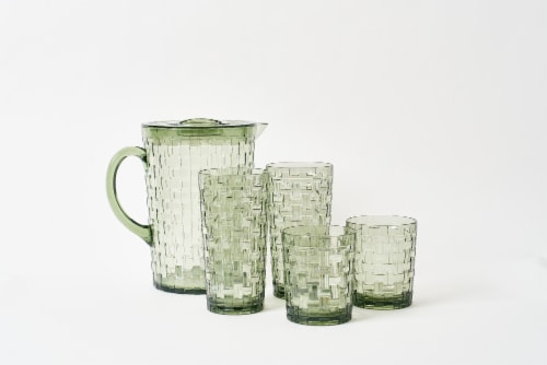 SDS for HD Designs Woven Pitcher - Green Perspective: back