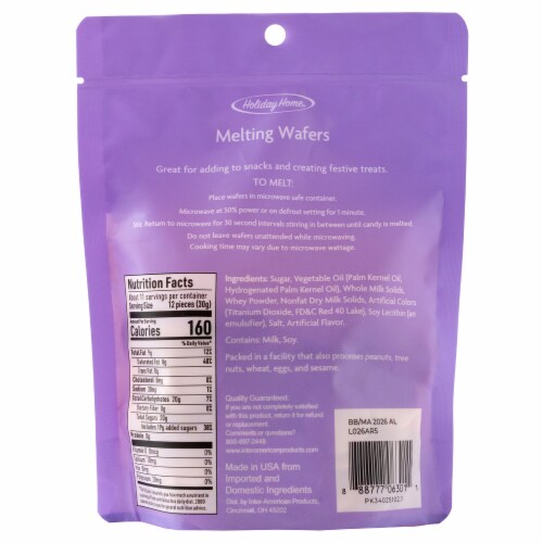 Holiday Home® Light Pink Melting Wafers Perspective: back