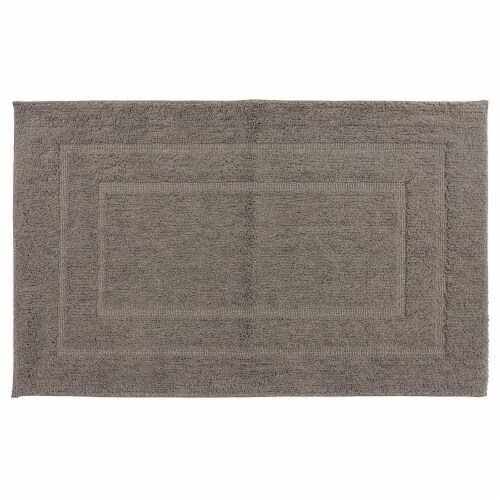 HD Designs Signature Bath Mat - Excalibur Gray Perspective: back