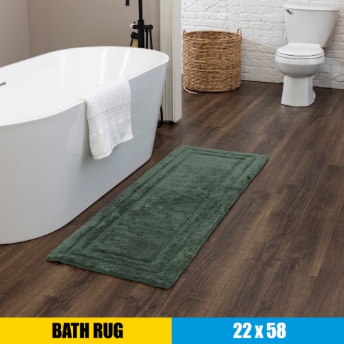 Mohawk Home Modavari Turkish Falcon Bath Rug - DUCK GREEN Perspective: back