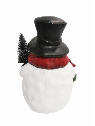 Holiday Home® Christmas LED Snowman with Tree Holiday Décor Perspective: back