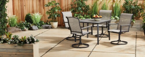 HD Designs Outdoors Sutton Sling Dining Set Perspective: back