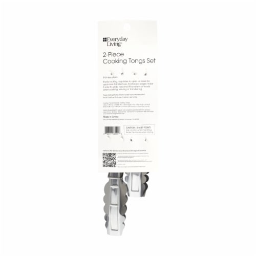 Everyday Living® Cooking Tongs Set Perspective: back