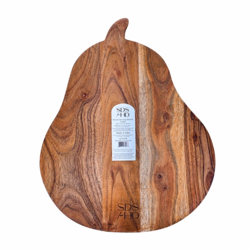 SDS for HD Designs Harvest Large Wood Pear Shaped Board Perspective: back