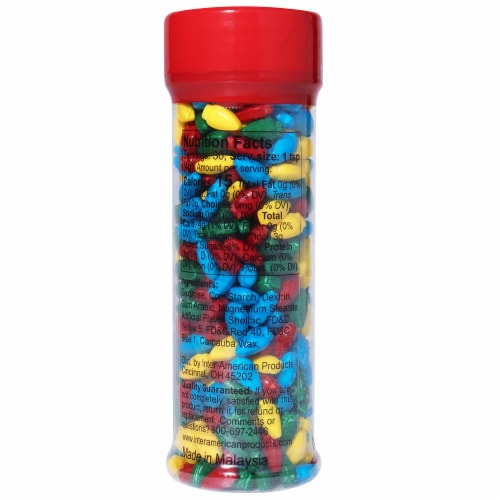 Holiday Home Light Bulb Shaped Sprinkles Perspective: back