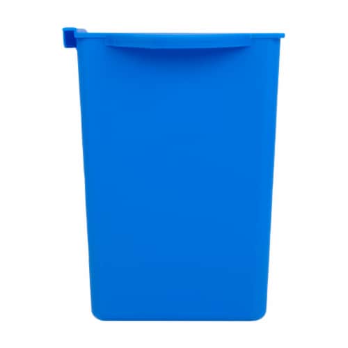 Magazine Holder Blue Perspective: back