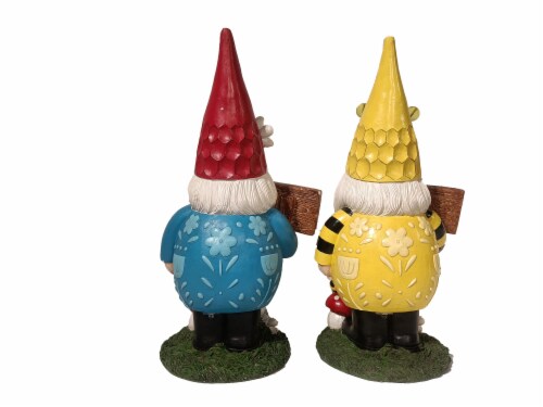 HD Outdoors Bee Gnome Garden Decor Perspective: back