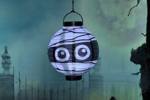 Holiday Home Mummy LED Paper Lantern Perspective: back