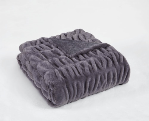 Modavari® Home Fashions Oversized Ruched Throw Perspective: back