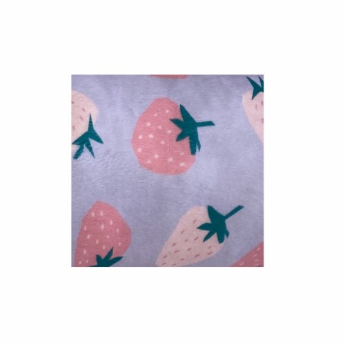 Everyday Living Strawberries Noodle Pillow Perspective: back