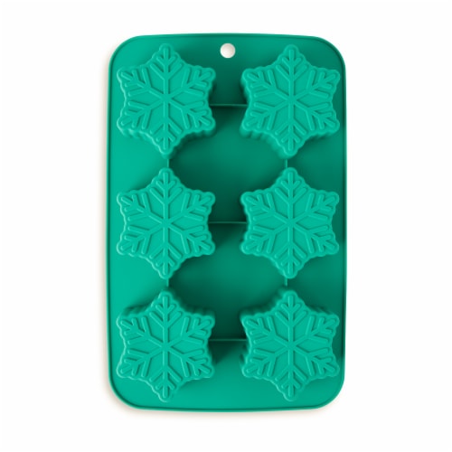 Holiday Home Silicone Bakeware Pan - Snowflake Perspective: back