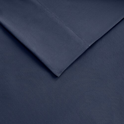 Modavari Bamboo King Pillowcase Set- Blue Perspective: back
