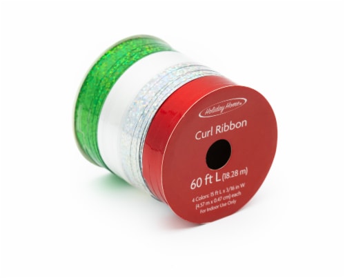 Holiday Home® 60' Oh What Fun Curl Ribbon Pack Perspective: back
