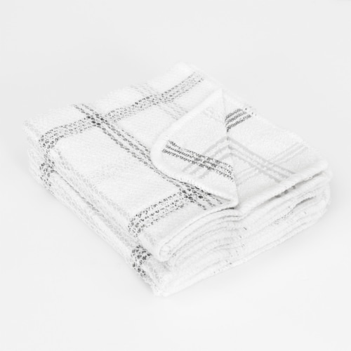 Everyday Living Scouring Dish Cloth - Multi Grey Perspective: back