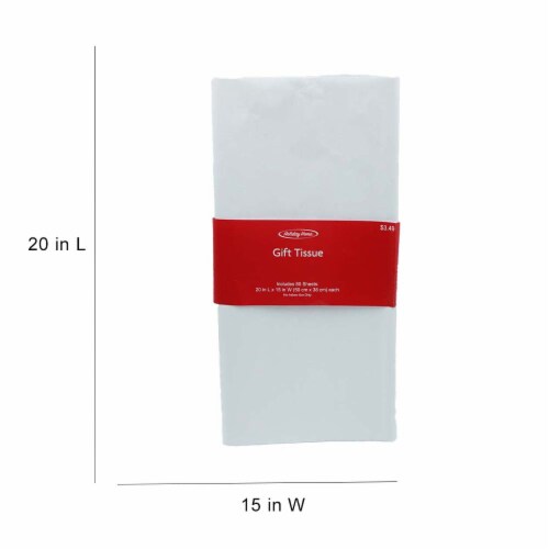Holiday Home® Soilid Tissue White Perspective: back
