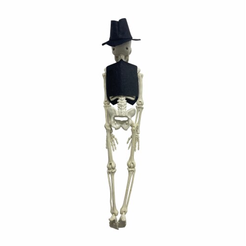 Holiday Home Hanging Dressed Skeleton Groom Perspective: back