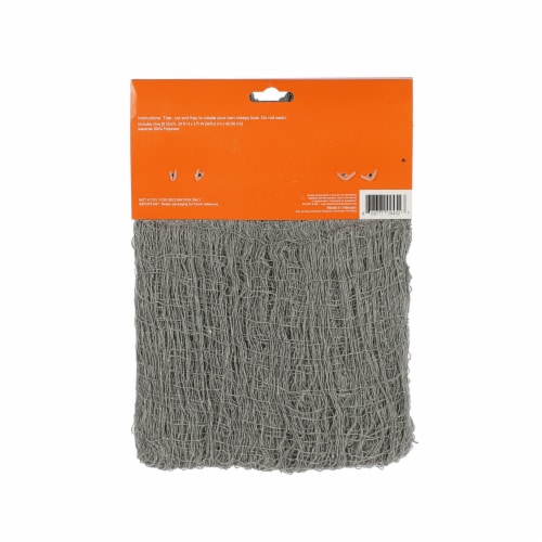 Holiday Home® Gray Creepy Fabric Halloween Decor Perspective: back