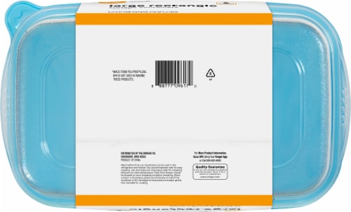 Smart Way™ BPA-Free Plastic Rectangle Perspective: back