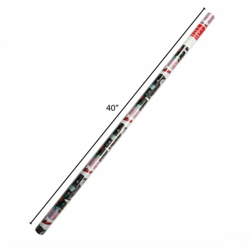 Holiday Home® 40 Inch Stuffed Santa Girt Wrap Roll Perspective: back