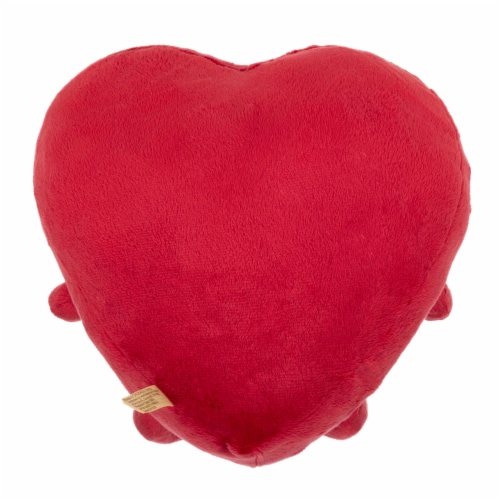 Holiday Home Heart Plush - Red Perspective: back