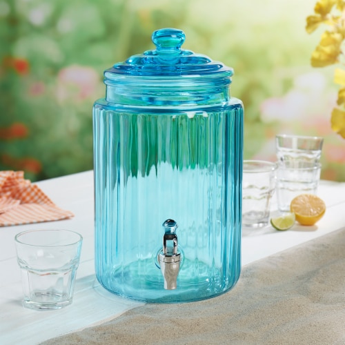 Everyday Living Glass Drink Dispenser - Aquarius Perspective: back