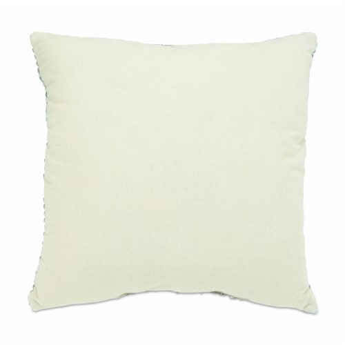 HD Designs Woven Stripe Decor Pillow - Gray Perspective: back