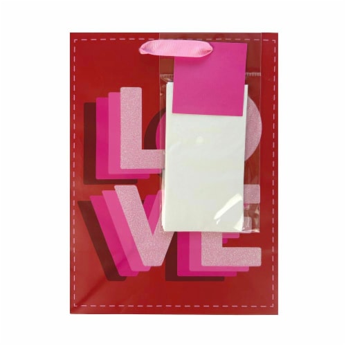 Holiday Home Valentine's Day Love Gift Bag Perspective: back