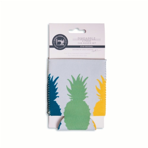 SDS for HD Designs Pineapple Can Koozies Perspective: back