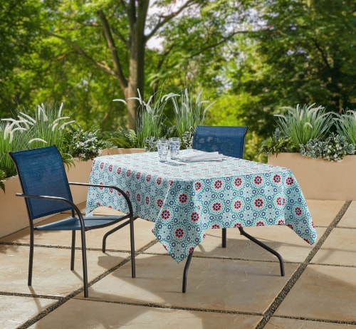 HD Designs Outdoors™ Indoor Outdoor Tablecloth - Moroccan Perspective: back