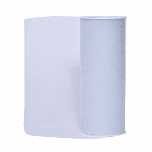 Holiday Home® 6 In x 60 Ft Matte Tulle Silver Perspective: back