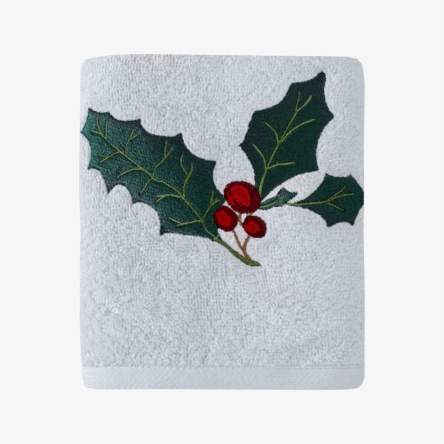 Sewing Down South Hand Towel - Blue Perspective: back