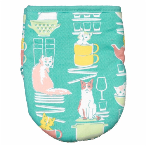 Everyday Living Grabber Oven Mitt - Cats Perspective: back