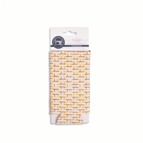SDS for HD Designs Wicker Slim Can Koozies Perspective: back