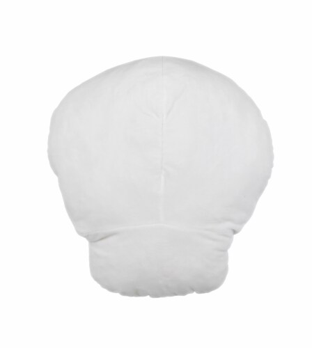 Holiday Home Halloween Day of the Dead Large White Skull Plush - Dia de Los Muertos Perspective: back