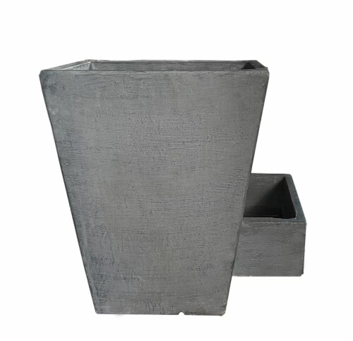 HD Designs Outdoors Fountain with Planter Perspective: back