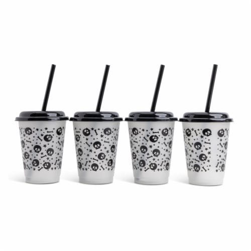 Holiday Home® Glow in the Dark Halloween Tumblers - Candy Corn Perspective: back
