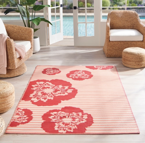 SDS for HD Designs Poly Pro Rug - Larg Floral Perspective: back
