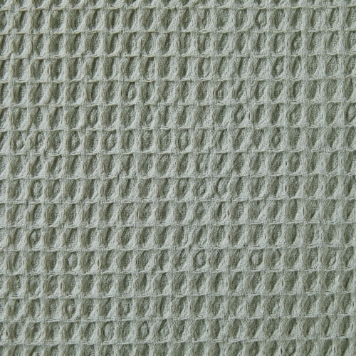 HD Designs Cotton Waffle Decorative Pillow - Green Perspective: back