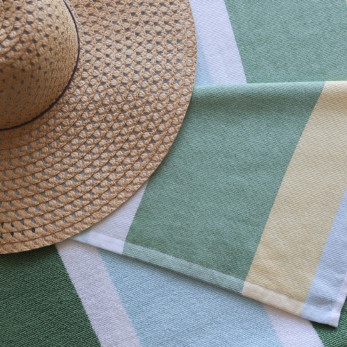 SDS for HD Designs 2024 Peshtemal Vertical Stripe Beach Towel Perspective: back